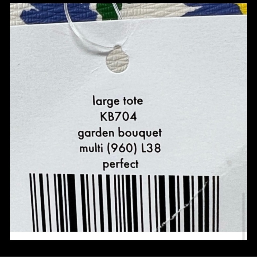 Kate Spade Large Tote Floral Garden Bouquet Multicolored - Picture 3 of 4